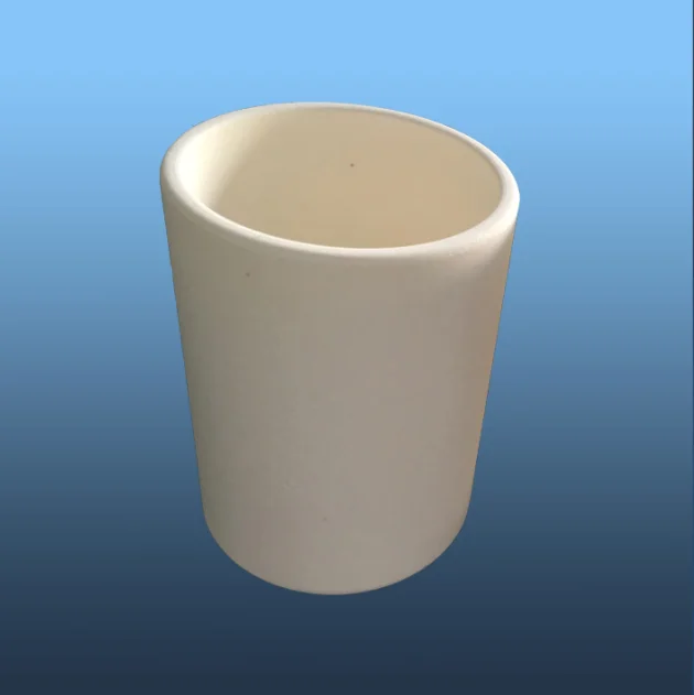 Isostatic pressure alumina crucible