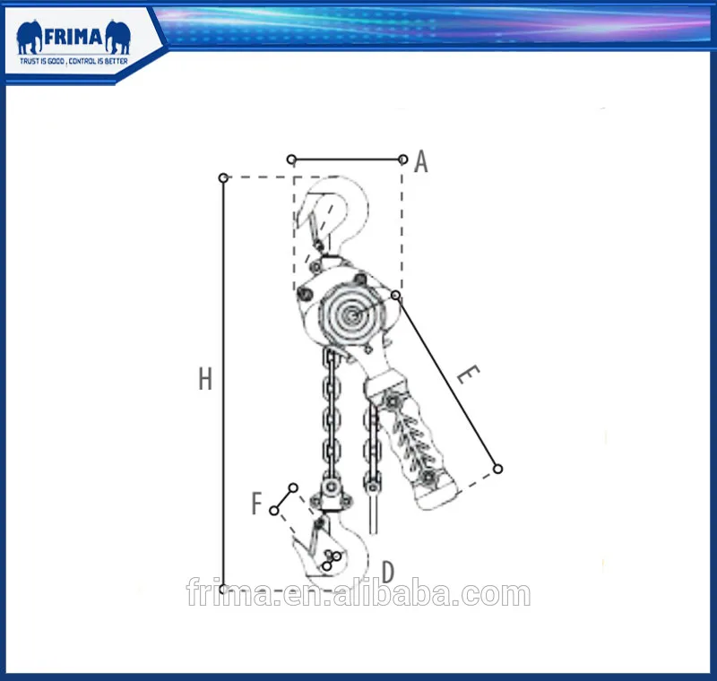 0.25 Ton Aluminium lever hoists