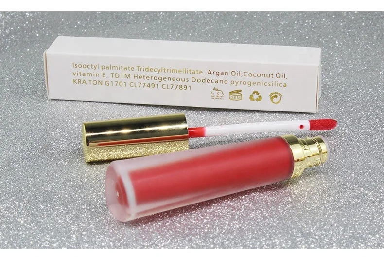 
Wholesale Custom Liquid Lipstick OEM/ODM China Factory Not Test on Animals Lipgloss Private Label Clear lipgloss with 10 colors 