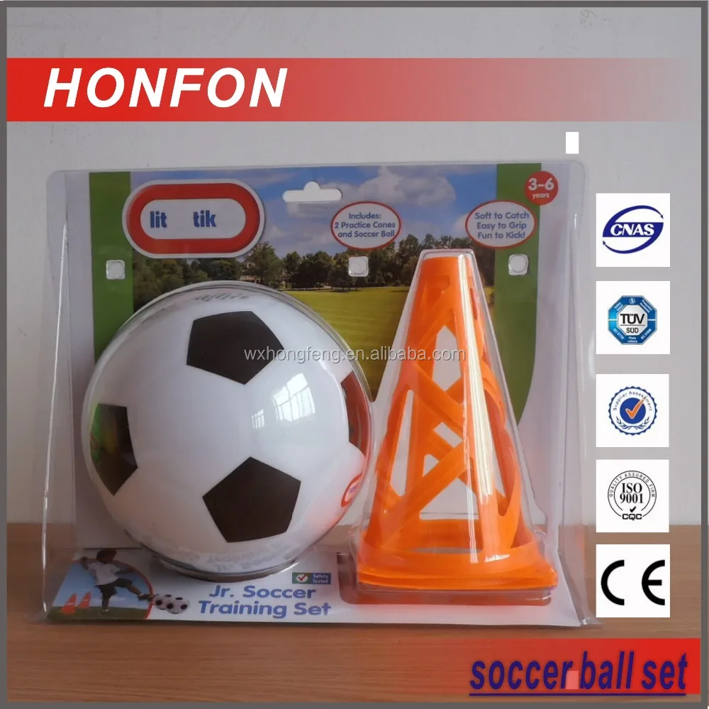 PVC soccer ball set toy ball with roadblock