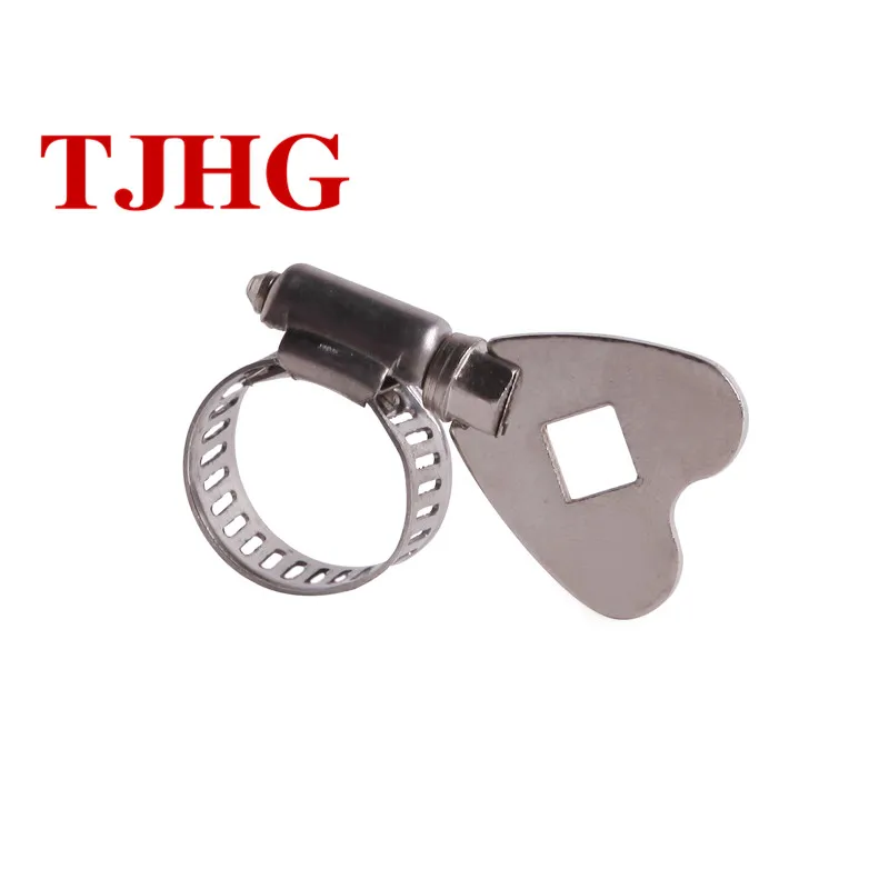 
Adjustable American Type Hose Clamp With Butterfly Key 