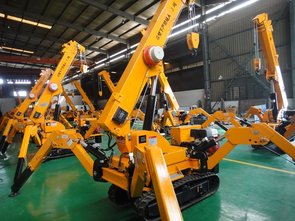 Portable Construction 3 Ton 9.5m Mini Hydraulic Crane For Sale