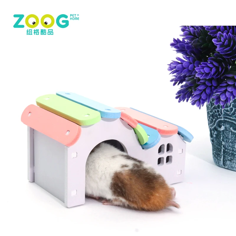Wholesale  PVC foam board hamster cage house Guinea pig hedgehog  nest