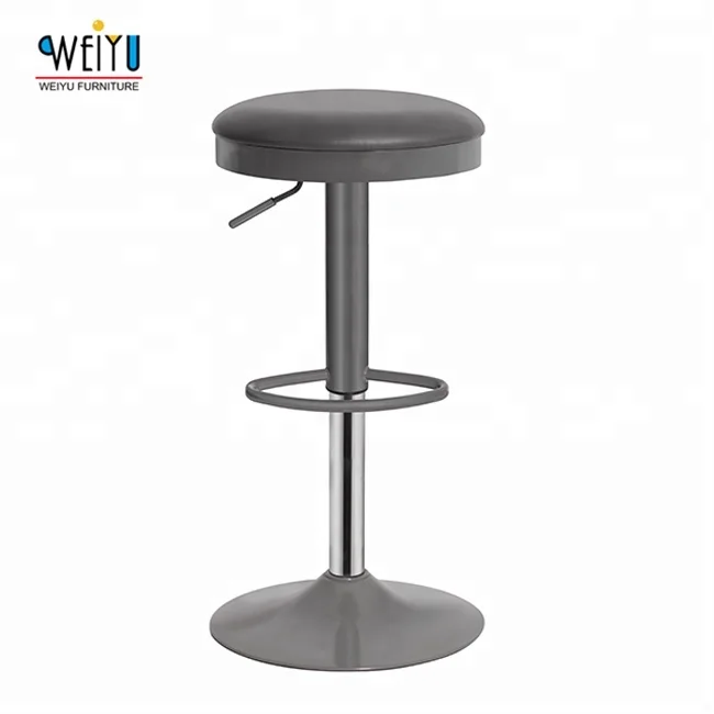 Прямая Заводская цена, барный стул из искусственной кожи с регулируемой высотой, поворотный барный стул с подставкой для ног, барный стул