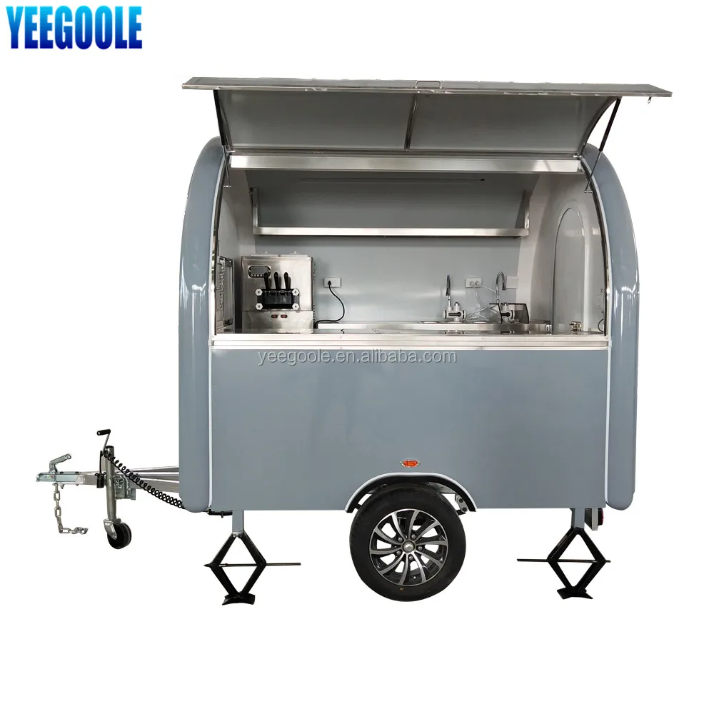 The best selling fast food truck mobile kitchen trailer