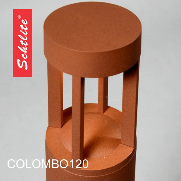 
COLOMBO 7 120mm round outdoor fence garden mini led bollard lights 