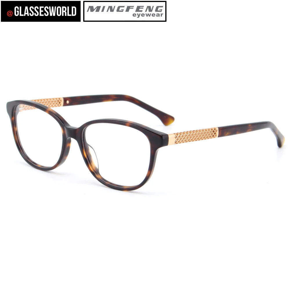 Custom fashion acetate glasses frame and optical eyeglasses M2117