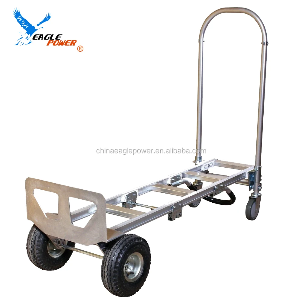 2 в 1 трансформируемая алюминиевая ручная тележка