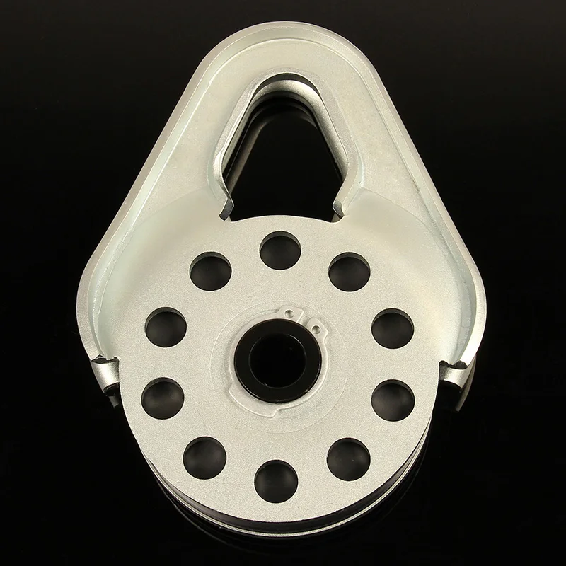 4X4 9t nylon plastic snatch block for wire cable rope