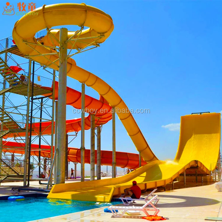Стекловолокно боомеранго Бассейн Водные горки в аквапарк для продажи