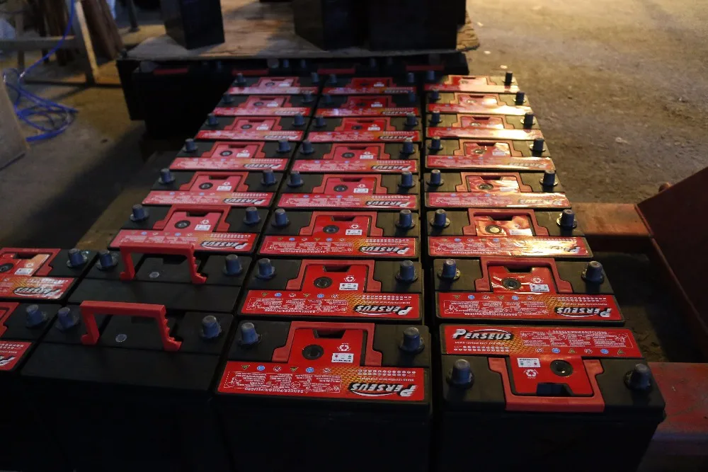 Lead acid car battery reconditioning DIN75 Perseus 12 v 75ah