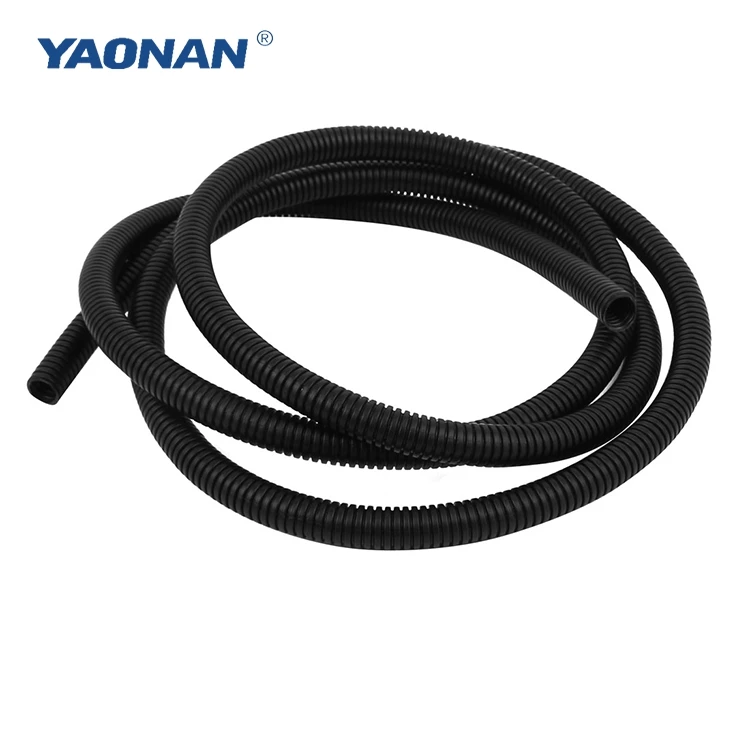 Черная электрическая гибкая труба, гофрированная труба из ПЭ/гофрированная труба