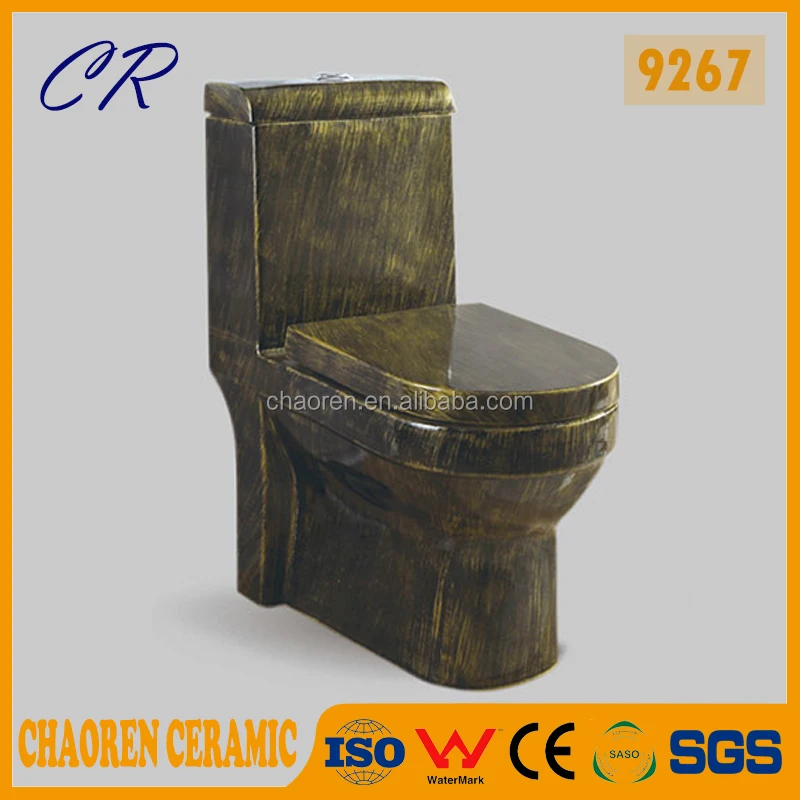 China toilet factory ceramic sanitary ware one piece toilet bowl Colored toilet price econo compost verbrandingsoven luxury bath