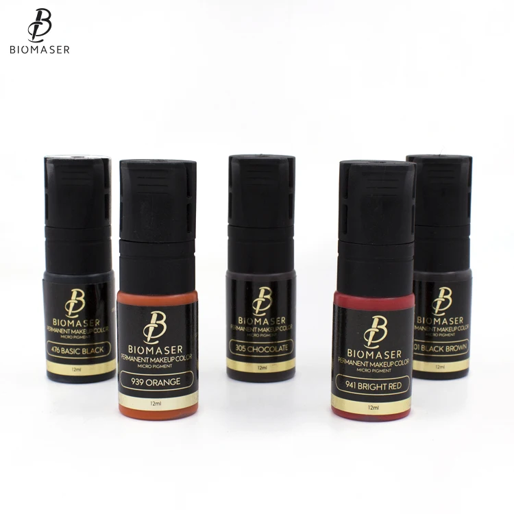 Biomaser New Package Semi Permanent Makeup Pigment Eyebrow Tattoo Ink