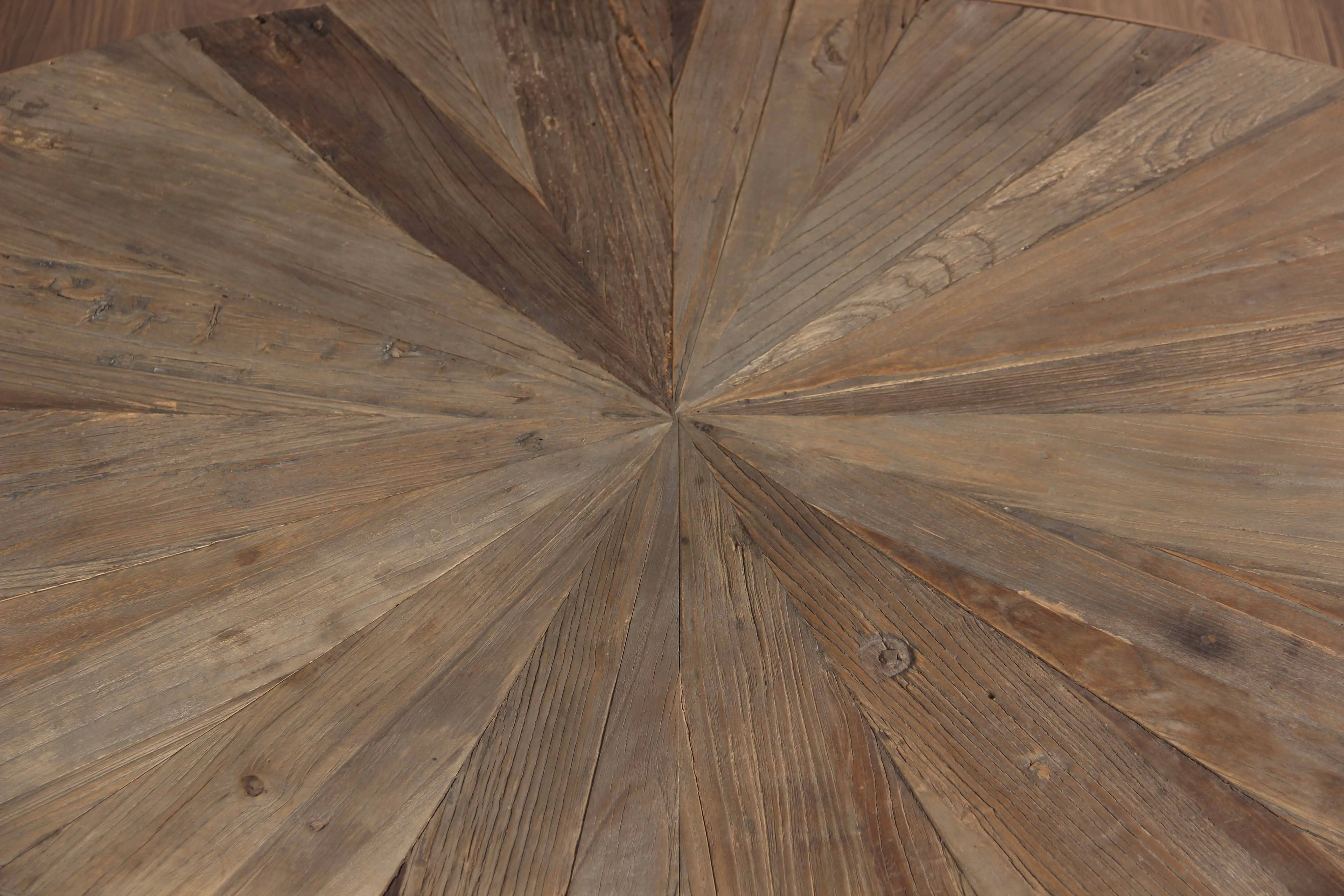 MRS WOODS High quality rose gold stainless steel frame oval coffee table wood