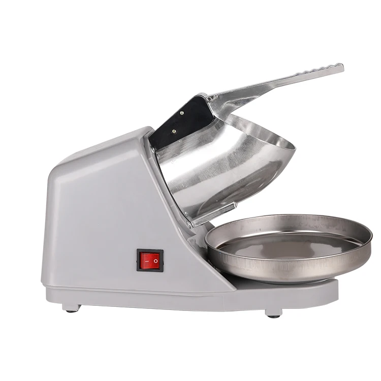 300W ABS plastic Electric Semi-Automatic portable ice crusher machine ice shaver