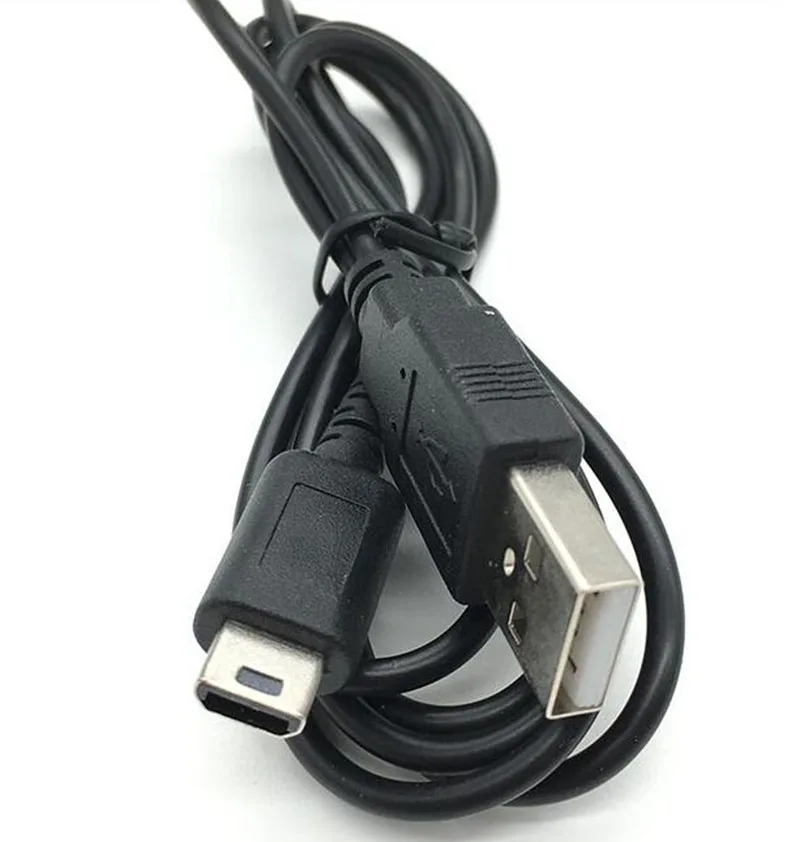 FREE SHIPPING Black USB Charging Cable Cord Lead For NDSL Power Charger Cable For Nintend DS Lite DSL FREE SHIPPING