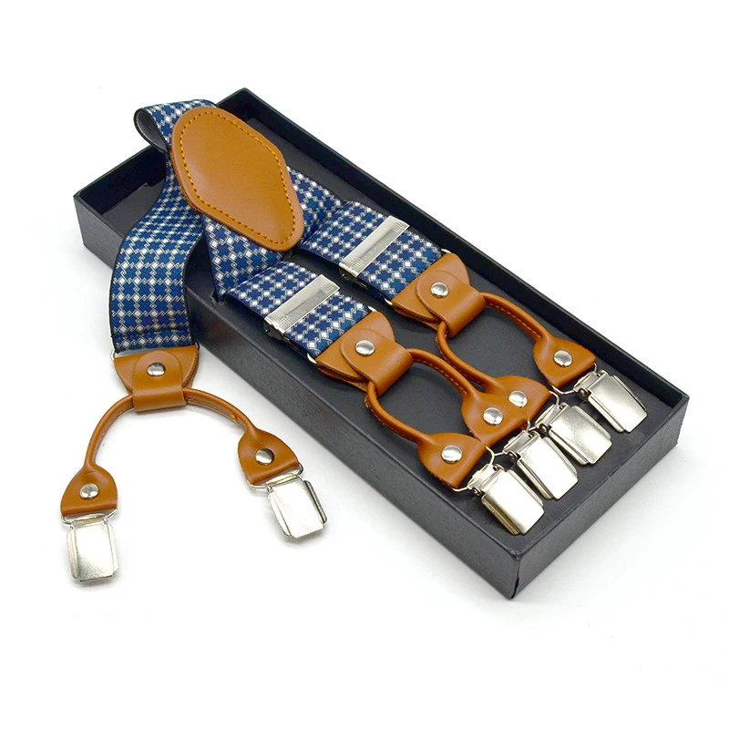 Подтяжки для женщин 6 зажимы см 3,5 см ширина Высокое качество для мужчин Индивидуальные Логотип стильный стиль brace оптовая низкая цена