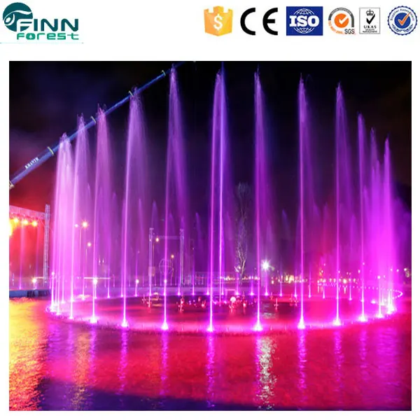 Indonesia government project beautiful musical dancing water fountain show