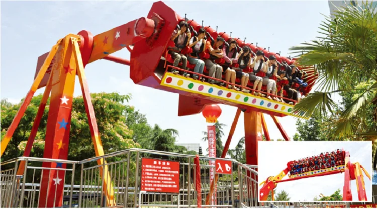 Kids Large Indoor Amusement Park Rides Mini Roller Coaster Equipment for sale