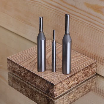 TCT Solid Carbide Straight Bits Router Bit for Wood Milling Cutter