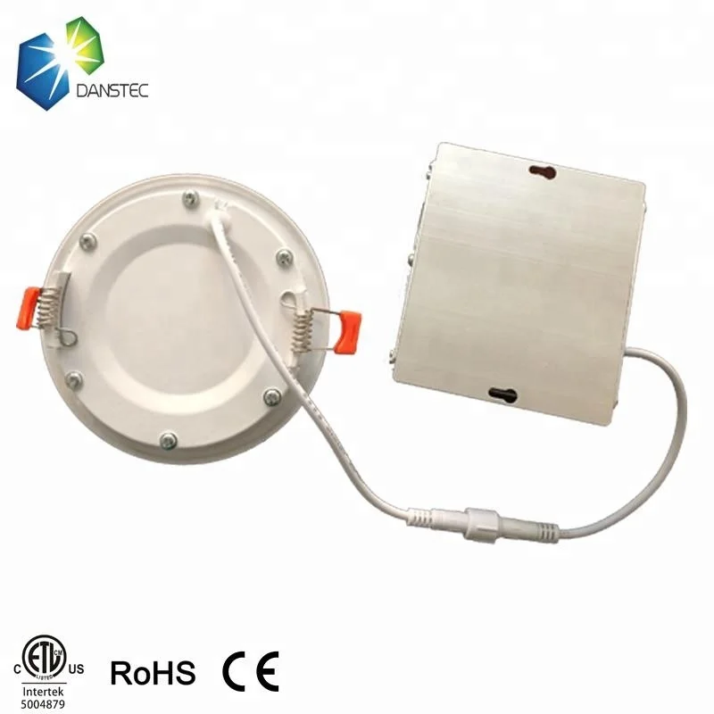 Triac dimmable IC Номинальный коммерческий CE ETL Список 4 дюймов 6 дюймов 5 дюймов 7 дюймов 8 дюймов Тонкий светодиодный встраиваемый потолочный светильник
