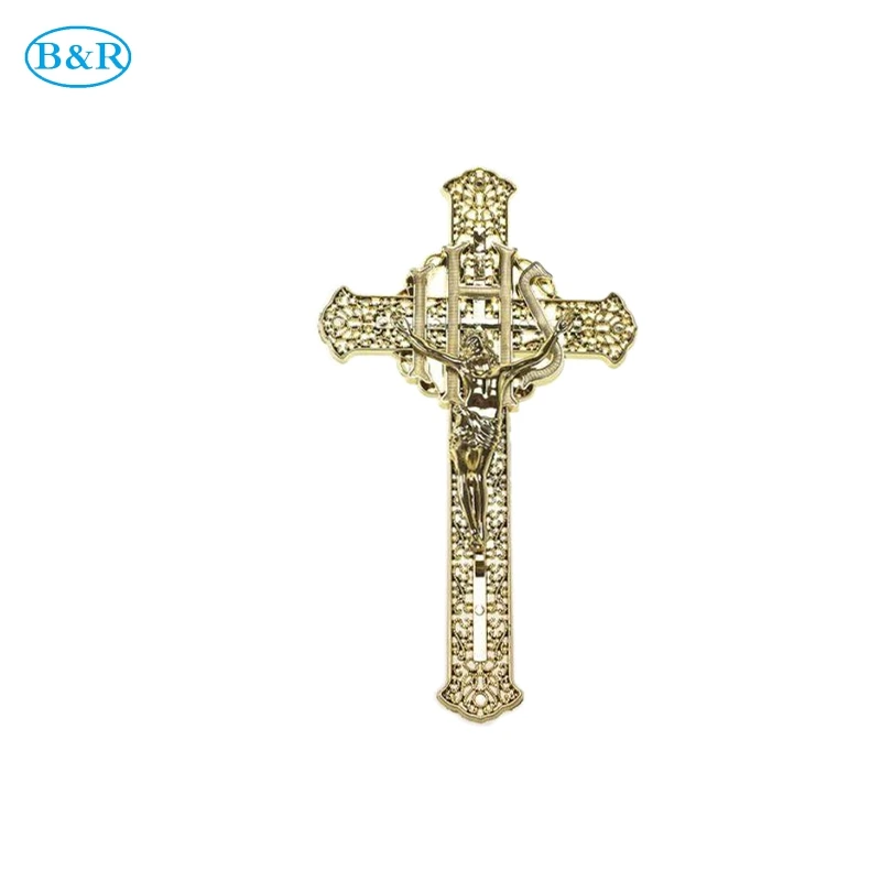 DP021Funeral coffin accessories plastic crucifix manufacturer