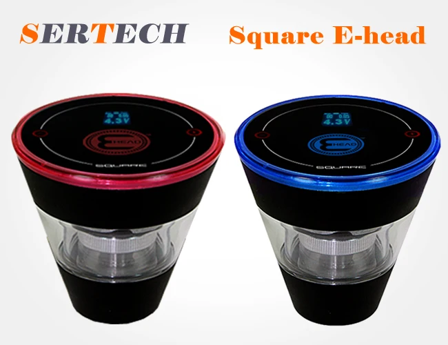 
square e head hookah electronic hookah charcoal head electronic shisha pen 