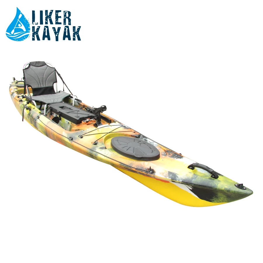 pro-fishing kayak sit on top Angler 4.3 kayak with fishing takles