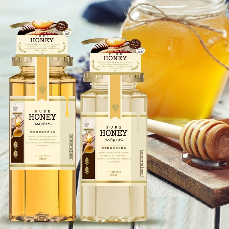 Лидер продаж, натуральный экстракт меда, гель для душа, для ванны, для душа, медовая жидкость для мытья тела