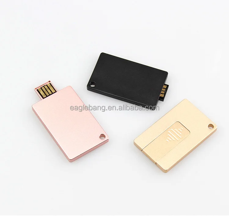 
Cheap Bulk Items Printable Flat Metal Card USB Sticks 4GB 8GB U Flash Disk 