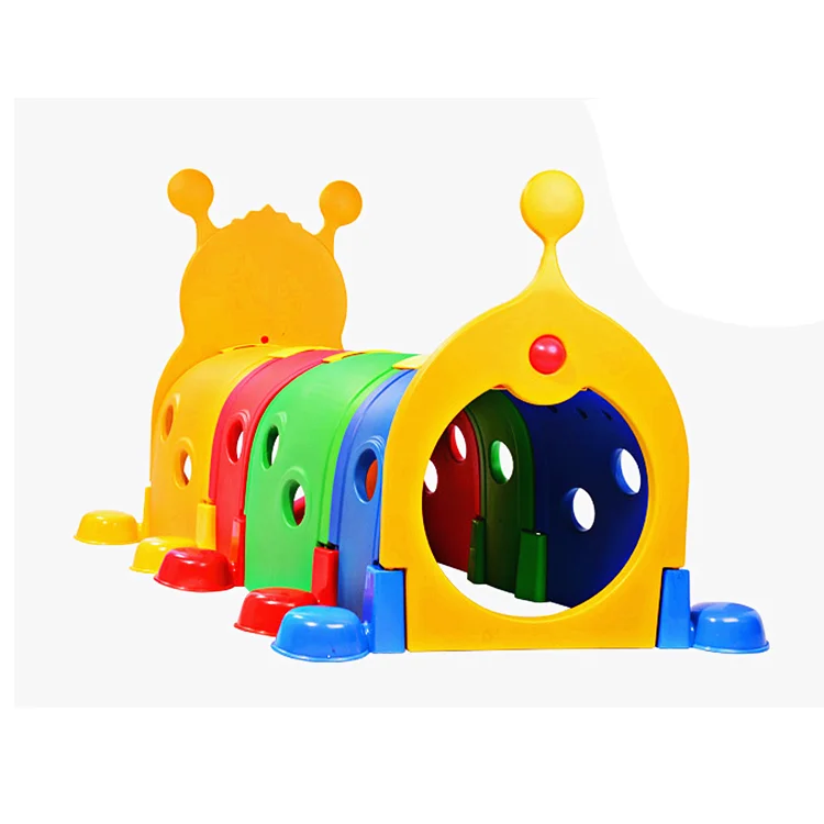 Cartoon  kids plastic play tunnel kindergarten toys for sale