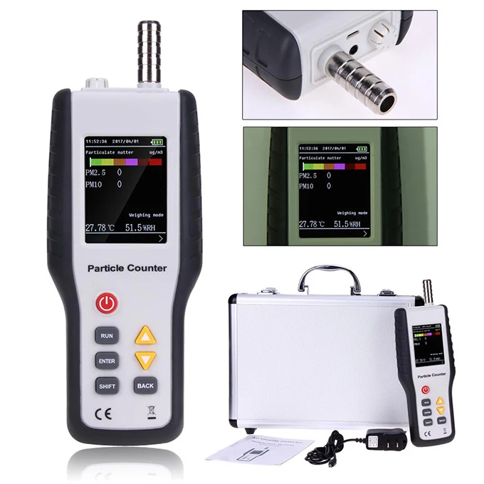 Factory Price Air Quality Monitor PM2.5 Detector Dust Particle Counter HT-9600