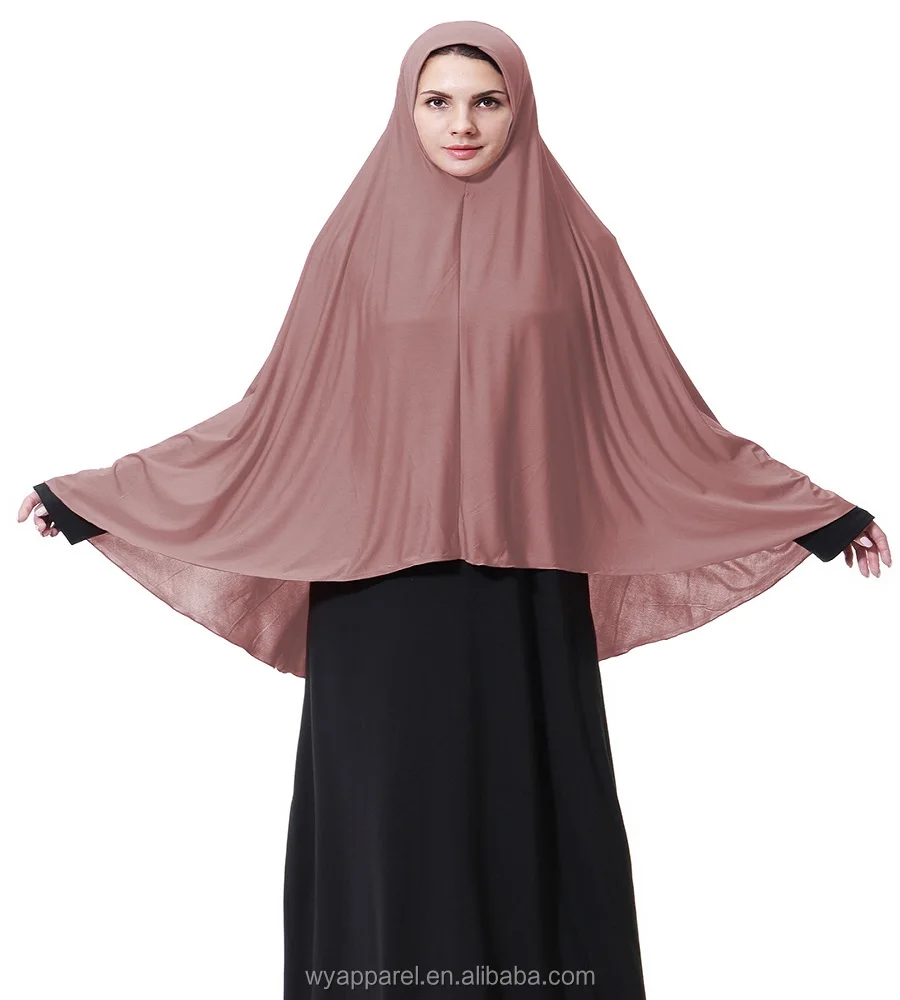 Muslim woman abaya big one piece no sleeve jilbaba