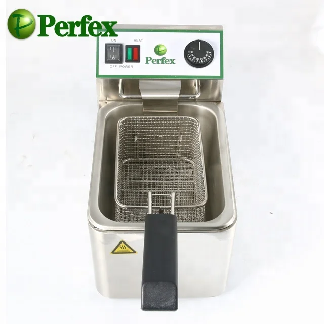 Electric Fryer chips fryer commercial using for chicken potato chips perfex EF-4L