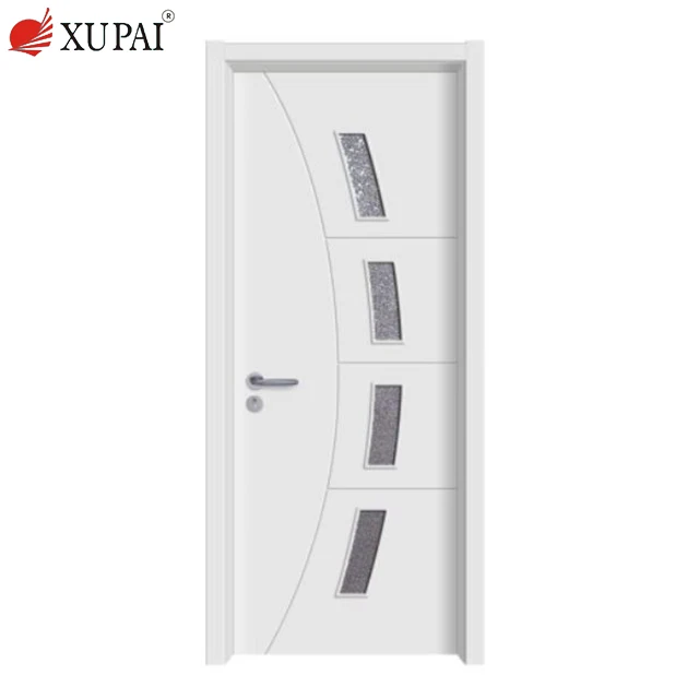 
Personal customize wood pvc toilet door pvc bathroom door price low popular in bangladesh 