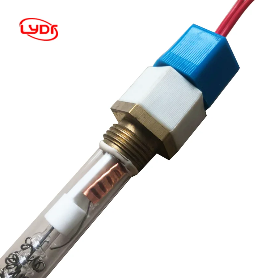 LYDR  220v 1500w quartz tube heating element, infrared quartz heating tube  for solar