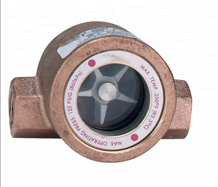 Stainless Steel Inner Whorl Vane Water Flow Indicator