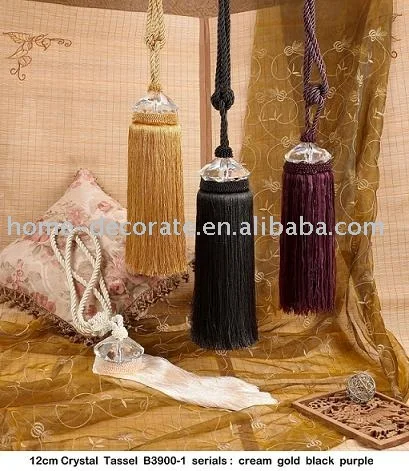 Crystal Curtain Tassel Tieback C0700 Series