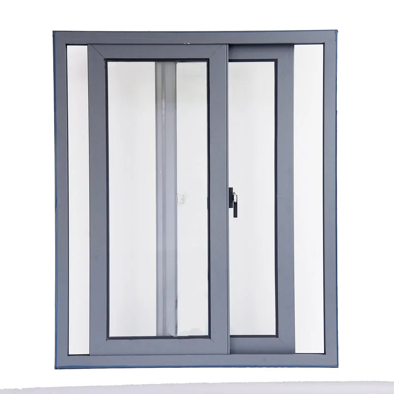 Guangzhou Powder coated aluminIum doors and windows with mesh wire