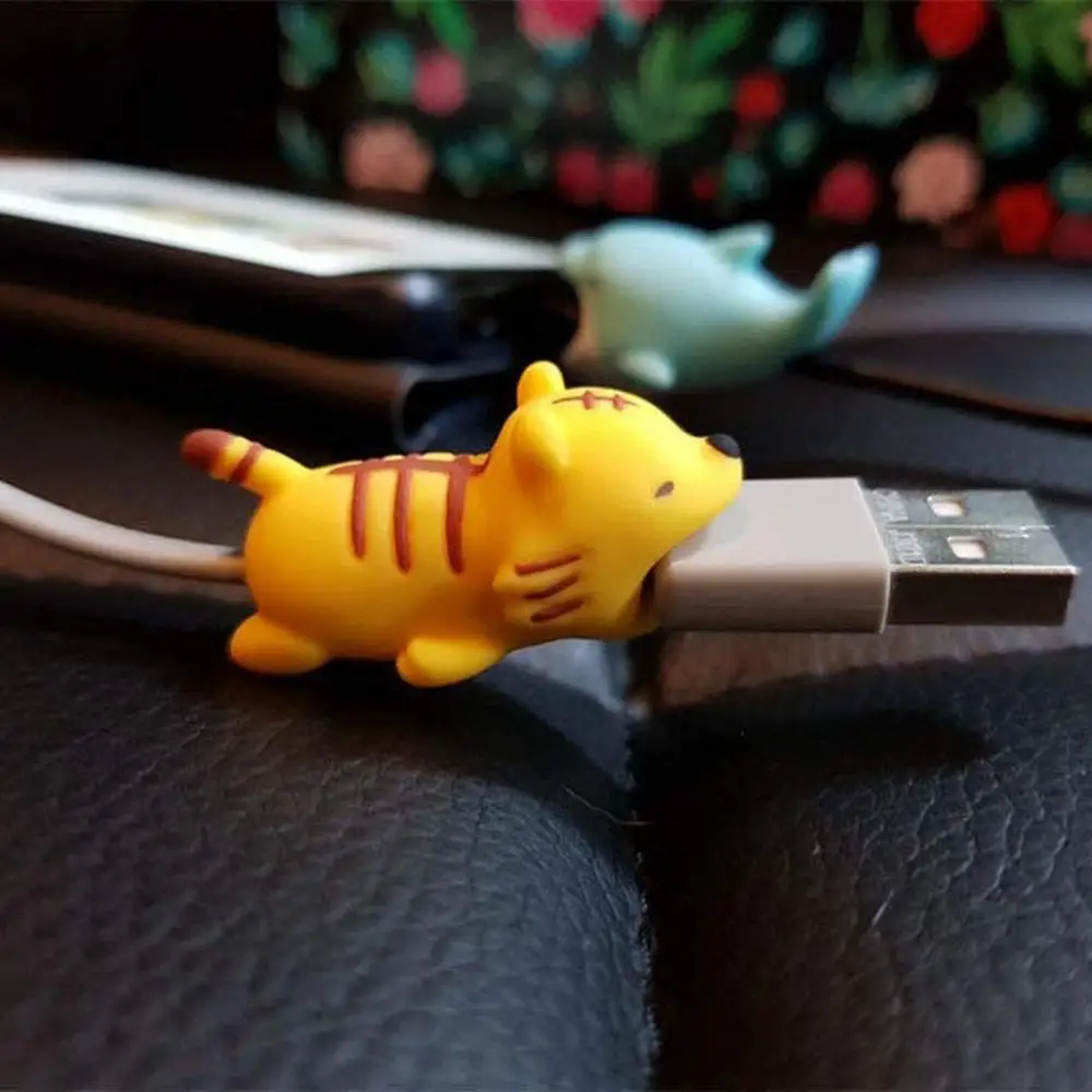 
Cable Bite Cute Animals Phone Cable Cord Protector 
