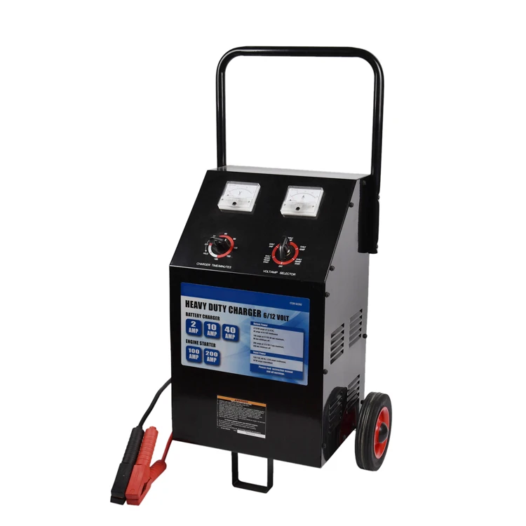 Hot sale  2a 10a 40a 200 Amps Car Battery Charger with Engine Starter 12V/6V