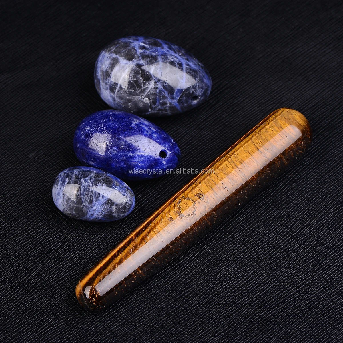 Oval Shape Rock healing lapis lazuli crystal yoni egg Semi-Precious Stones