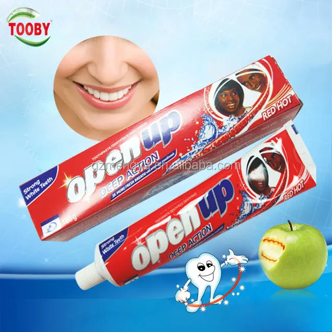 Open up Brand factory price teeth whitening toothpaste
