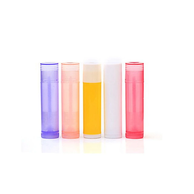 Empty plastic lipstick lip balm tube container wholesale