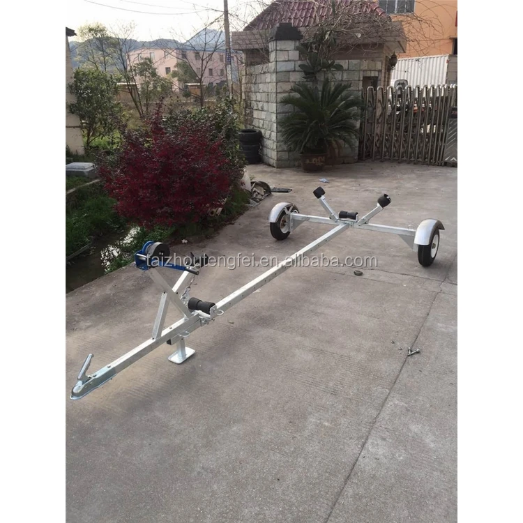 Modern Manual Winch Double Axle Yacht Trailer