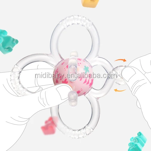 2022 European Patent Food Grade Spider Silicone Baby Teether