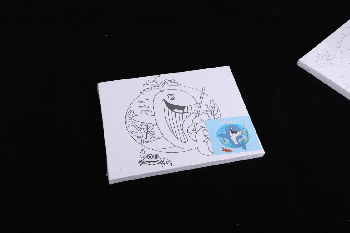 Бренд BOMEIJIA, 8 цветов, 20*25 см, китайский профессиональный поставщик, набор для рисования на холсте для детей, оригинальный дизайн для творчества, для студентов