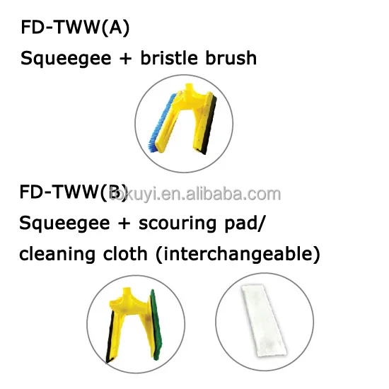 2019 Hot sale  Cleaning Kit , Light Weight, All-In-One 5 Piece Set - Microfiber Glass Washer (2), Telescopic Window cleaner