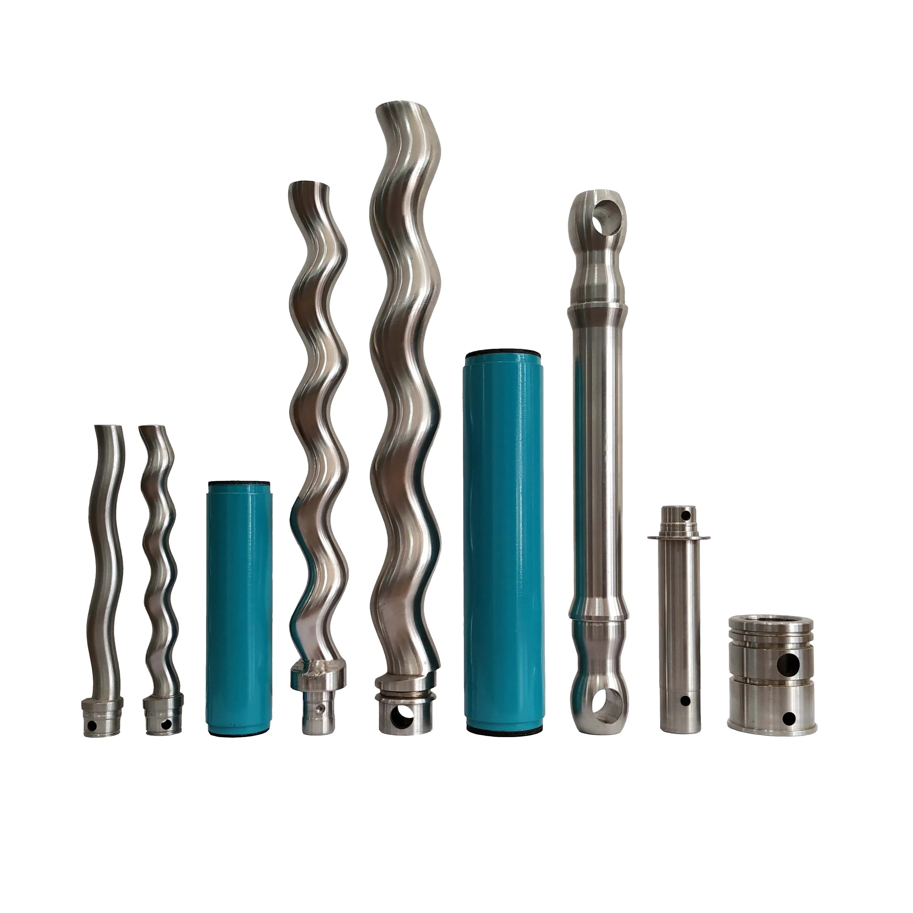 Factory directly sale PCM progressive cavity pump replacement part 304SS rotor customized for sewage slurry for NETZSCH/SEEPEX